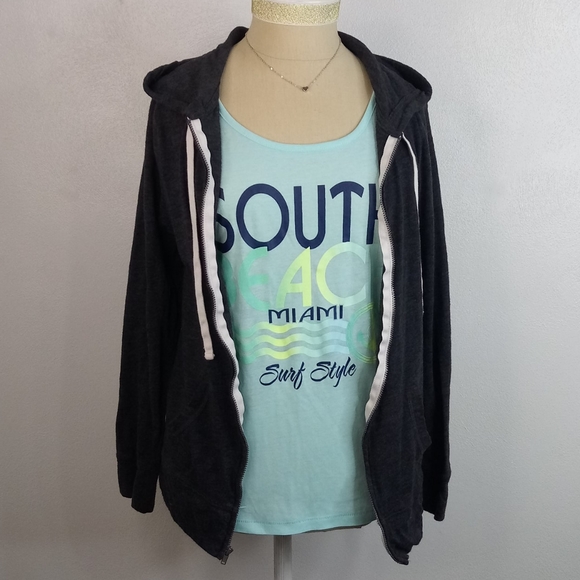 Old Navy Black Jack Zip Up Hoodie Size Sp